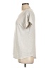 H by Bordeaux Silver Short Sleeve Top Size L - photo 5