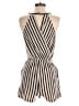 Skies Are Blue Stripes Ivory Tan Romper Size S (estimated) - photo 2