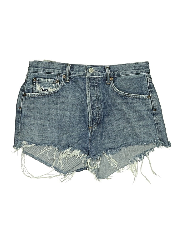 Pre-owned Agolde Denim Shorts In Blue