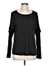 Bobeau Black Long Sleeve Top Size L - photo 1