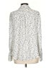 Worthington 100% Polyester Polka Dots Ivory Long Sleeve Blouse Size L - photo 2