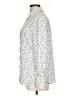 Worthington 100% Polyester Polka Dots Ivory Long Sleeve Blouse Size L - photo 5