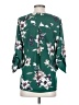 West Kei 100% Polyester Green 3/4 Sleeve Blouse Size XS - photo 2