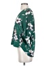 West Kei 100% Polyester Green 3/4 Sleeve Blouse Size XS - photo 5