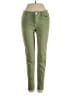 Just Black Color Block Green Jeggings Size 25 waist - photo 1