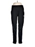 Adidas 100% Polyester Solid Black Track Pants Size L - photo 1