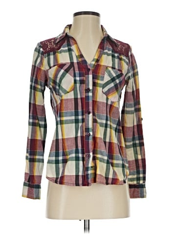 Love Potion Long Sleeve Button-Down Shirt (view 1)