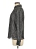 Vivienne Tam Metallic Silver Long Sleeve Blouse Size Med (2) - photo 5
