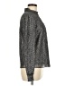 Vivienne Tam Metallic Silver Long Sleeve Blouse Size Med (2) - photo 4