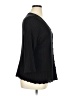 R.Q.T 100% Acrylic Black Cardigan Size 1X - photo 4