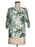 Assorted Brands Tropical Green Short Sleeve Blouse Size M - photo 1