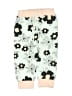 Unbranded 100% Cotton Floral Green White Sweatpants Size 6-9 mo - photo 1