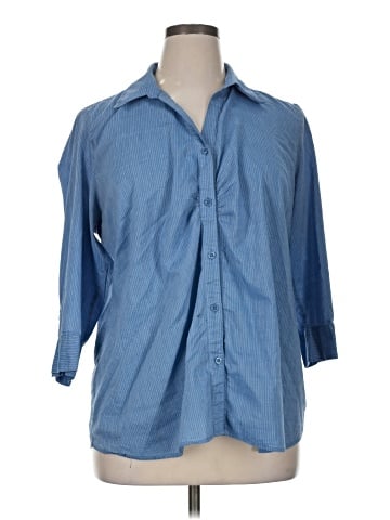 Covington 3/4 Sleeve Button-Down Shirt (view 1)