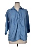 Covington Blue 3/4 Sleeve Button-Down Shirt Size 16 - 18 - photo 1