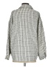 Andree by UNIT 100% Polyester Checkered-gingham White Coat Size S - photo 2
