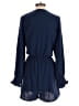 Unbranded 100% Polyester Solid Blue Romper Size M - photo 2