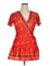 Assorted Brands 100% Polyester Paisley Orange Casual Dress Size XL - photo 1