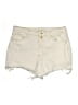 Universal Thread Ivory Denim Shorts Size 14 - photo 1