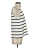 Madewell 100% Cotton Stripes White Ivory Sleeveless Blouse Size S - photo 4