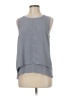 Ann Taylor LOFT Gray Sleeveless Blouse Size M - photo 1