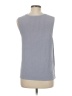 Ann Taylor LOFT Gray Sleeveless Blouse Size M - photo 2
