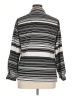 Notations Stripes Black Long Sleeve Blouse Size 1X - photo 2