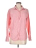 Gap Outlet 100% Cotton Color Block Pink Long Sleeve Button-Down Shirt Size M - photo 1