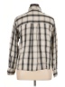 Zara Checkered-gingham Ivory Long Sleeve Button-Down Shirt Size XL - photo 2