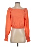 Levi's Orange 3/4 Sleeve Blouse Size S - photo 1