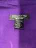 Central Park West 100% Polyester Solid Purple Long Sleeve Blouse Size M - photo 7