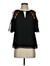 HD in Paris 100% Recycled Polyester Black Sleeveless Blouse Size 4 - photo 1