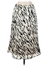 Dress Forum 100% Polyester Animal Print Silver Casual Skirt Size S - photo 2