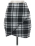 Windsor Plaid Gray Casual Skirt Size S - photo 1