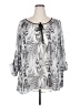 Daniel Rainn Silver 3/4 Sleeve T-Shirt Size 2X - photo 1
