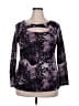 Paradox Purple Long Sleeve Top Size 3X - photo 1