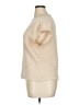 Unbranded Tan Ivory Short Sleeve Top Size XL - photo 5