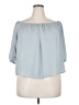 Forever 21 Plus Blue 3/4 Sleeve Blouse Size 2X - photo 1