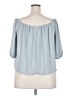 Forever 21 Plus Blue 3/4 Sleeve Blouse Size 2X - photo 2