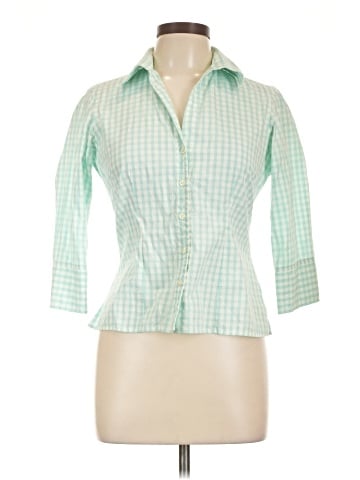 Thomas Pink 3/4 Sleeve Button-Down Shirt (view 1)