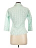 Thomas Pink 100% Cotton Green 3/4 Sleeve Button-Down Shirt Size 12 - photo 2