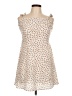 Shein 100% Polyester Hearts White Casual Dress Size L - photo 1
