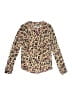 Cuddl Duds Animal Print Gold Pullover Sweater Size S (kids) - photo 1