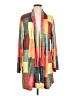 Unbranded 100% Polyester Orange Cardigan Size L (estimated) - photo 1