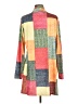 Unbranded 100% Polyester Orange Cardigan Size L (estimated) - photo 2