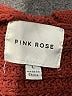 Pink Rose 100% Polyester Burgundy Pullover Sweater Size L - photo 7