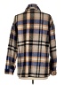 Unbranded 100% Polyester Plaid Brown Blue Coat Size L - photo 2