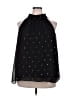 East Adeline 100% Polyester Polka Dots Black Sleeveless Blouse Size 2X - photo 1