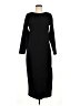 Express Solid Black Casual Dress Size M - photo 1