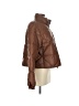 PrettyLittleThing 100% Polyurethane Solid Brown Jacket Size 8 - photo 4