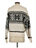Universal Thread Print Ivory Pullover Sweater Size S - photo 2